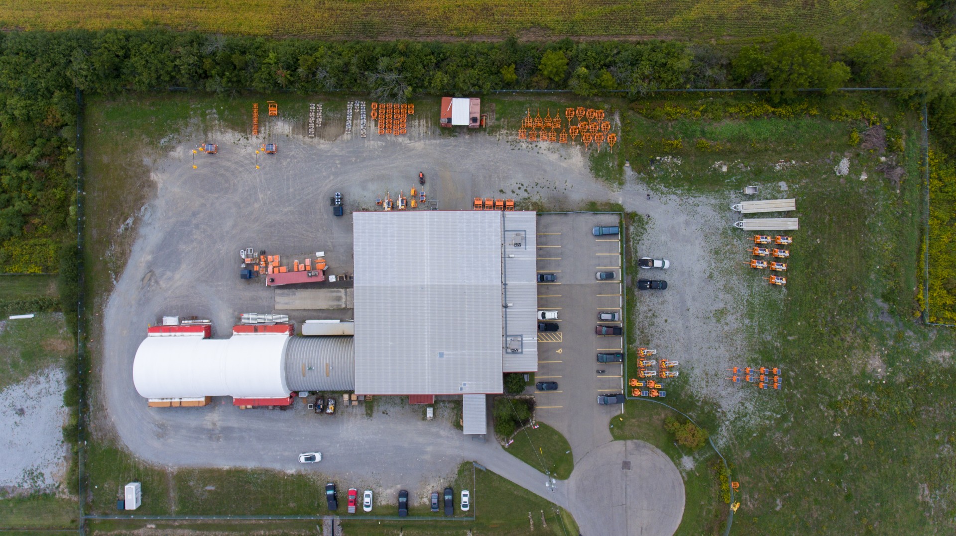 Ariel Shot of the property